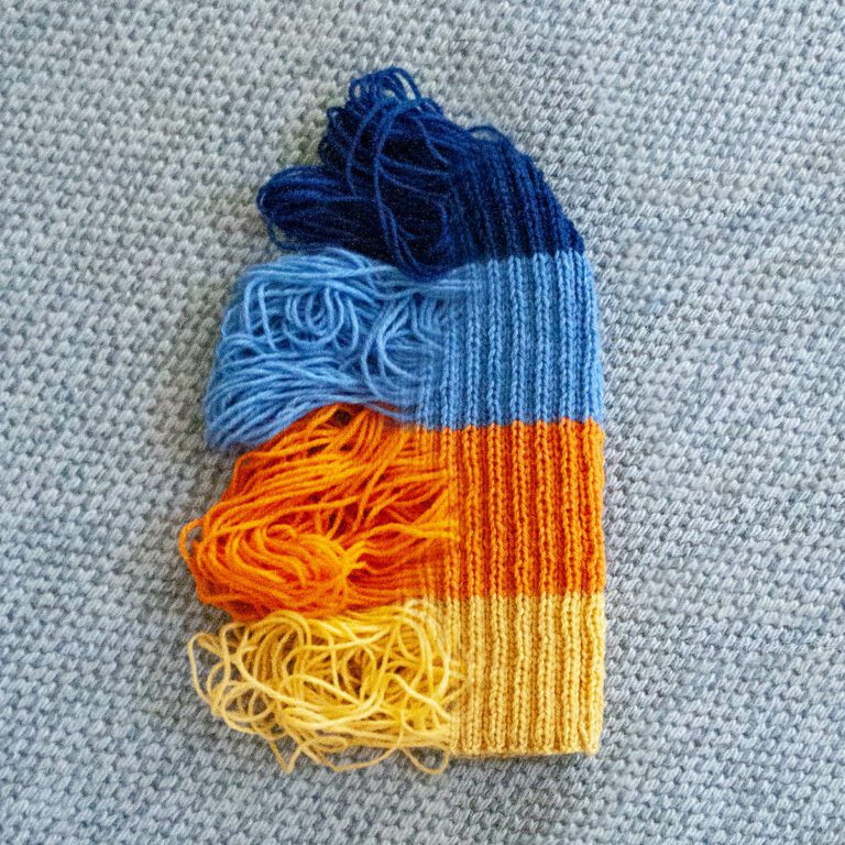 Naturally sustainable, hand knit wool beanies