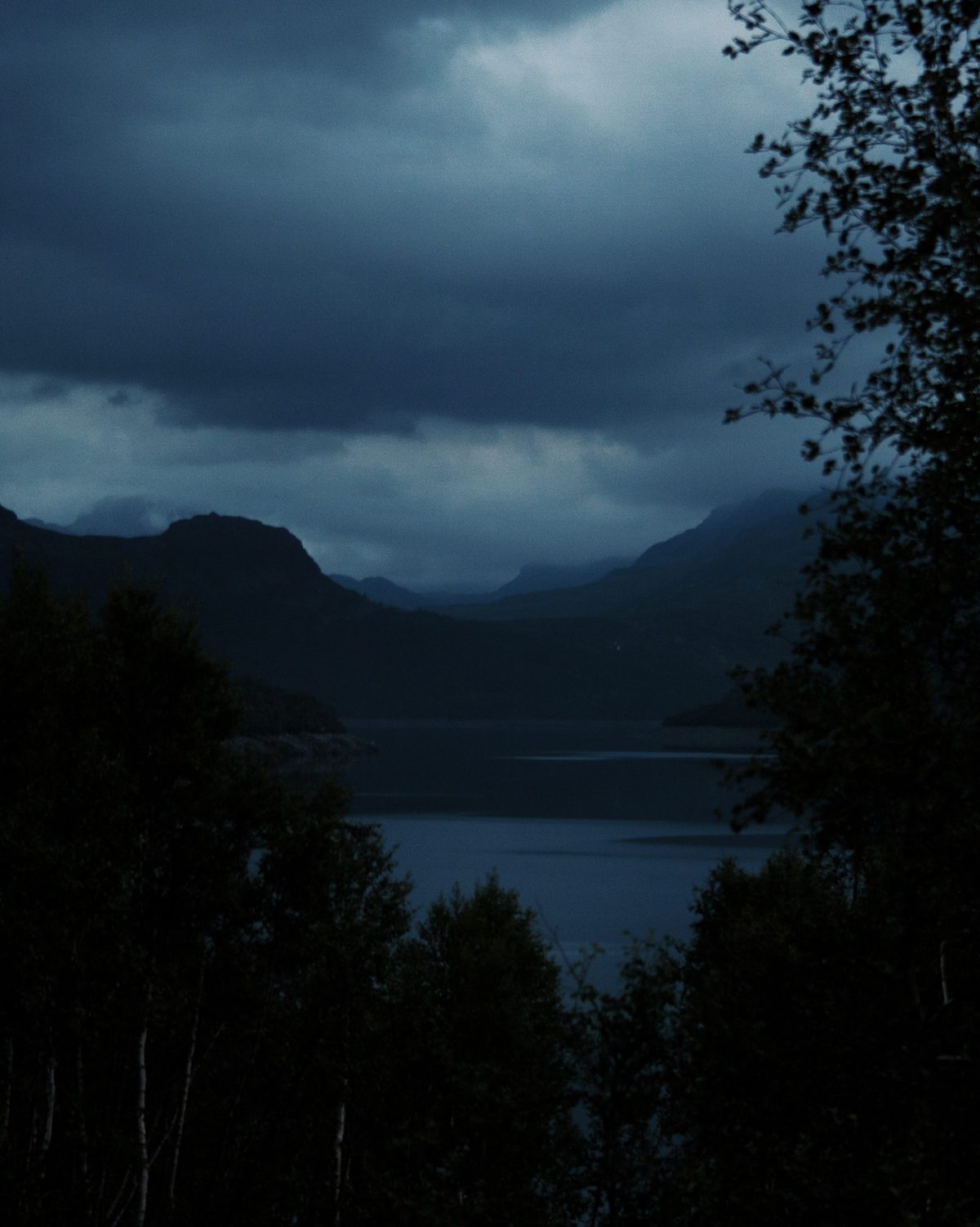 Røldal, Norway, at night