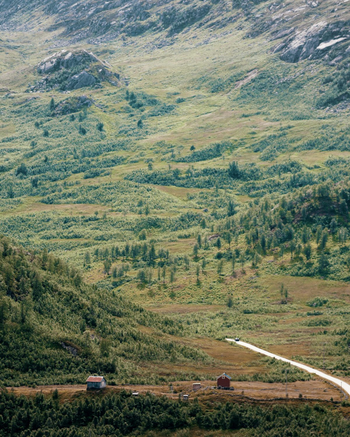 A hill in Røldal, Norway.