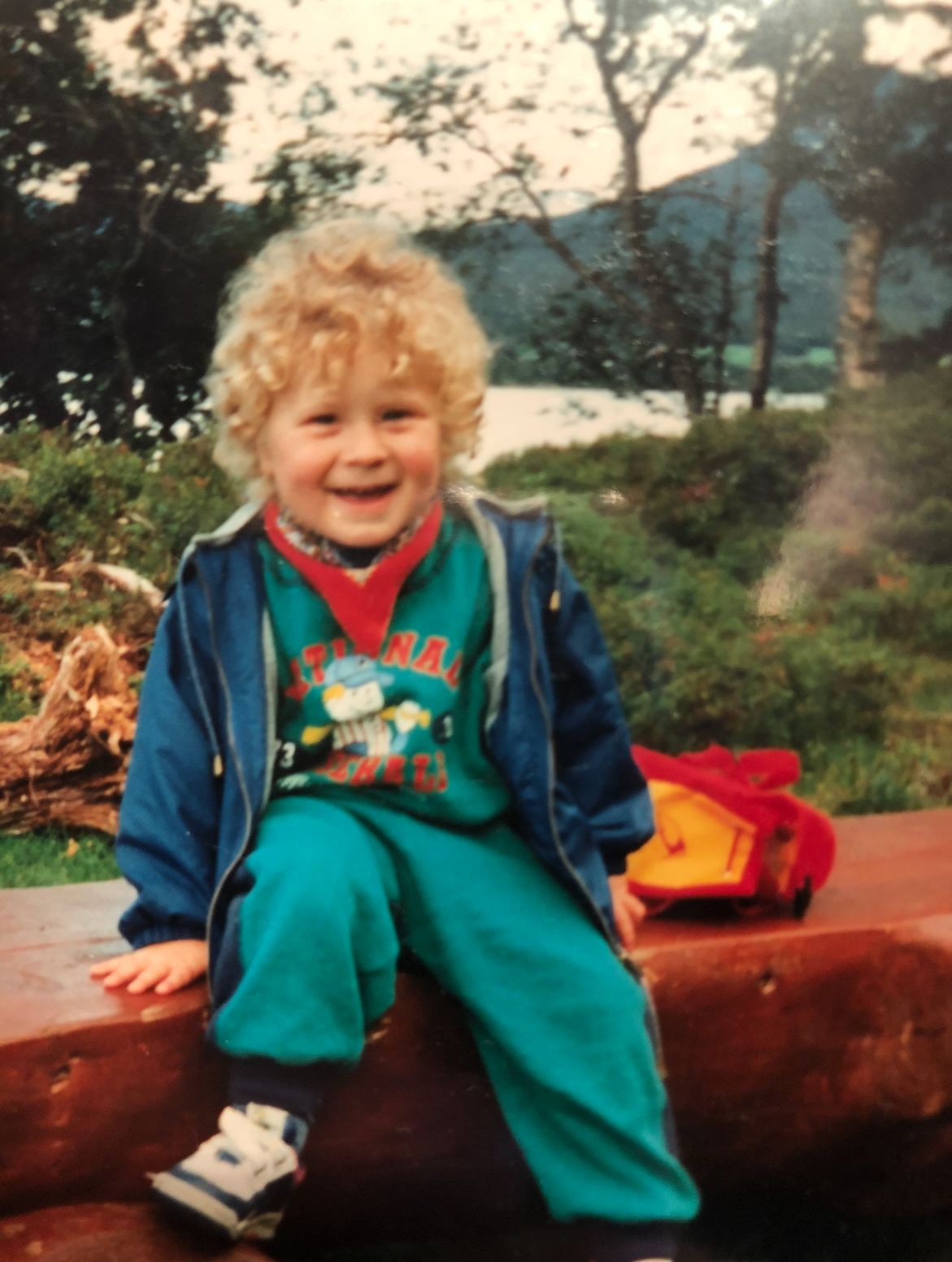 Norwegian music artist Aleks Grey as a child